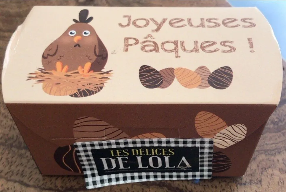 Petit coffre joyeuses pâques