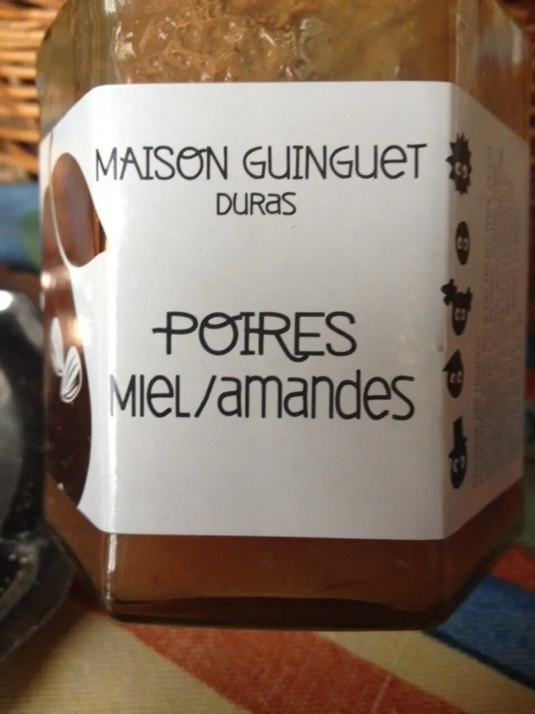 Poire miel amandes