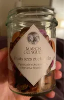 Fruits secs et chocolat
