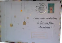 Enveloppe de Noël Dorée