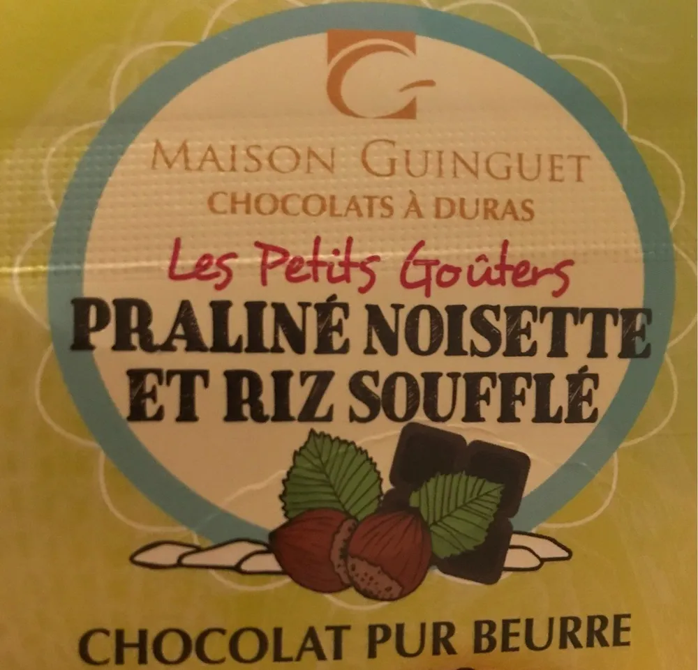 Praliné Noisette et Riz Soufflé