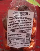 Oeufs sous Alu