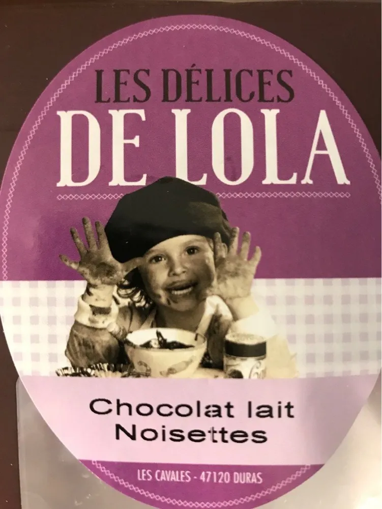 Tablette chocolat lait noisettes
