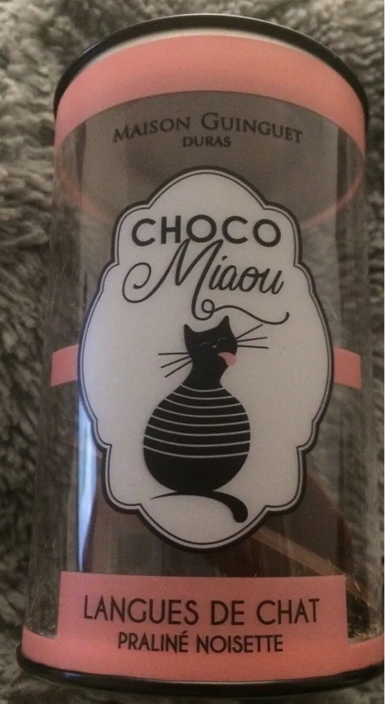 Langue de chat praliné noisette