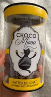 Pattes de chat caramel biscuit noisette