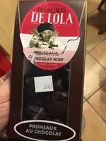 Pruneaux chocolat noir