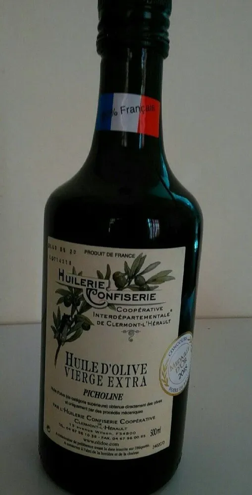 Huile d'olive vierge extra picholine