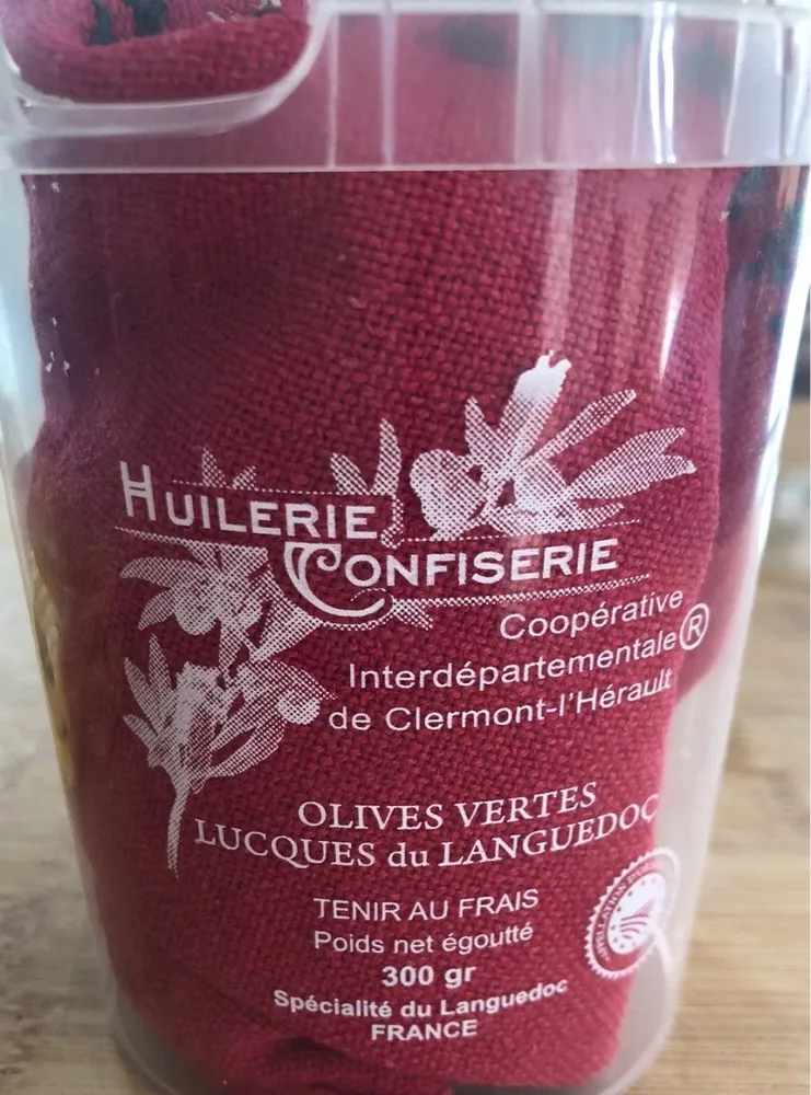 Olives vertes Lucques du Languedoc
