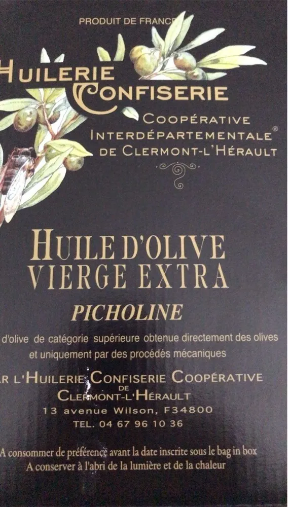 Huile d'olive vierge extra PICHOLINE