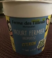Yaourt fermier aromatisé citron