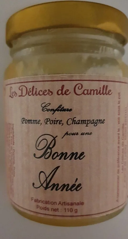 Confiture poire pomme champagne