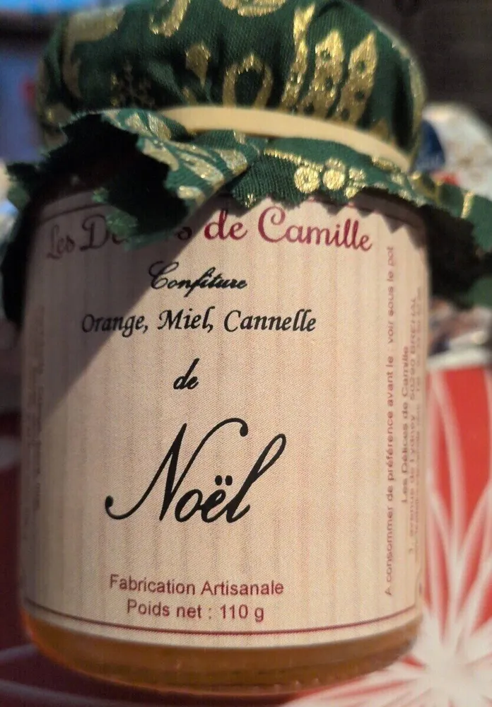 Confiture orange miel canelle