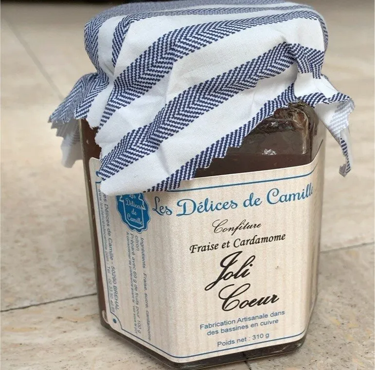 Confiture fraise et cardamome Joli Coeur