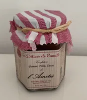 Confiture de l'Amitié, Pomme Poire Cassis