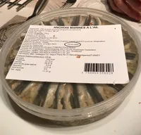 Anchois marinés à l ail