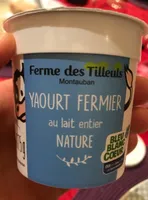 Yaourt fermier nature
