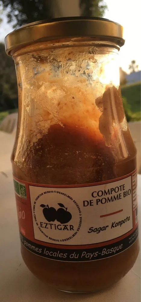 Compote de pomme bio