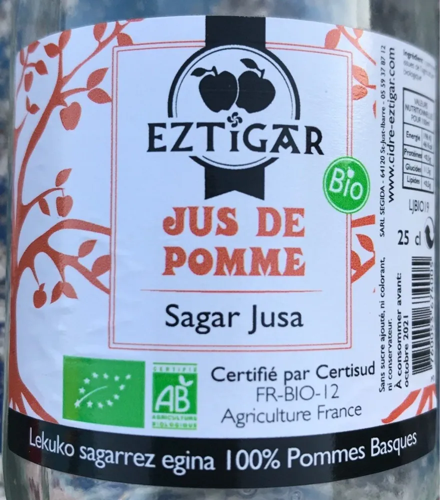 Jus de pomme