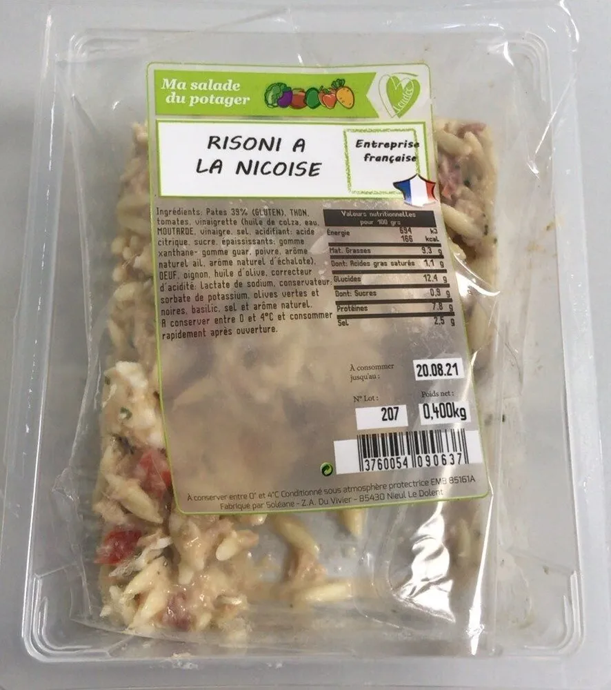 Risoni a la nicoise