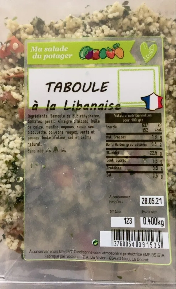 Taboulé à la libanaise