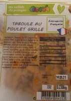 Taboulé au poulet grillé