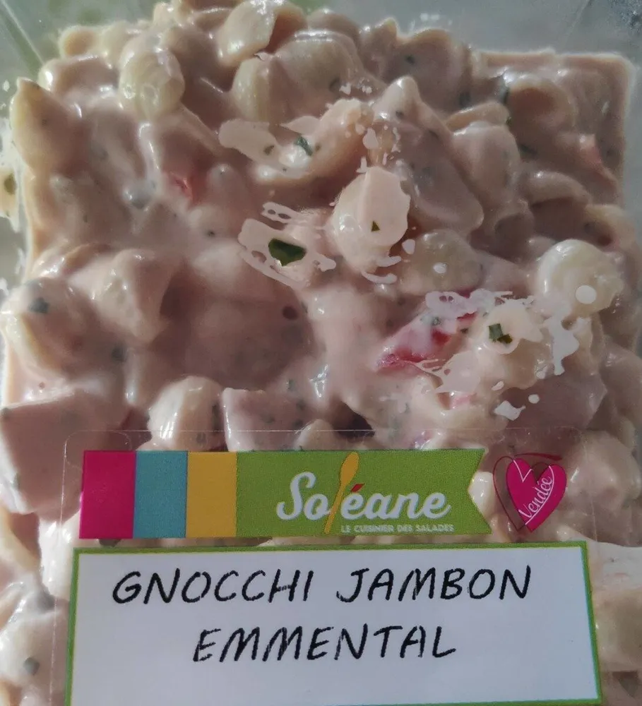Salade gnocchi jambon emmental