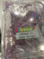 Émincé de chou rouge