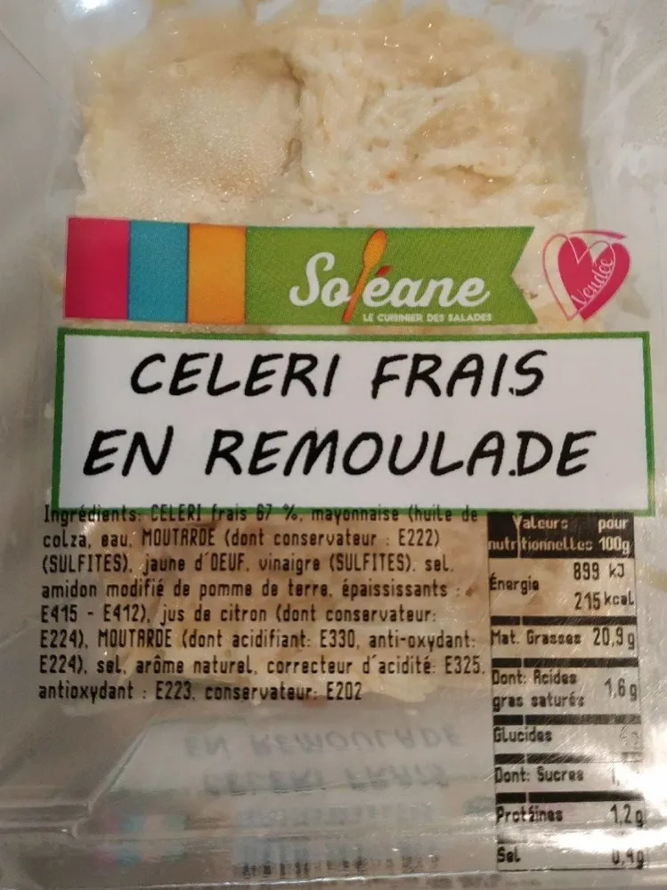 Céleri frais en rémoulade