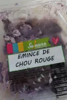 Émincé de chou rouge