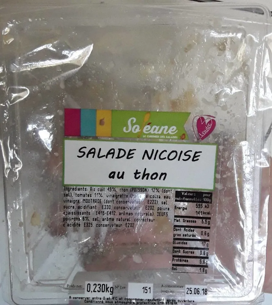 Salade niçoise au thon