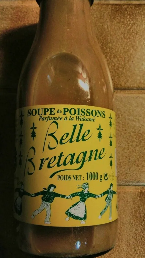 Soupe de poissons parfumée à la Wakamé