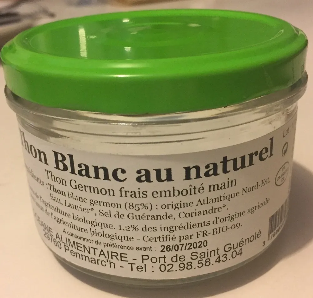 Thon blanc au naturel