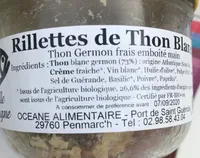 Rillettes de thon blanc