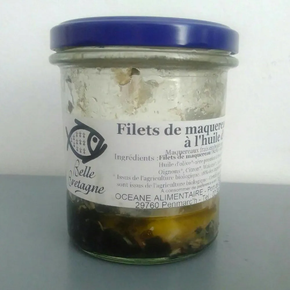 Filets de maquereau a l'huile d'olive