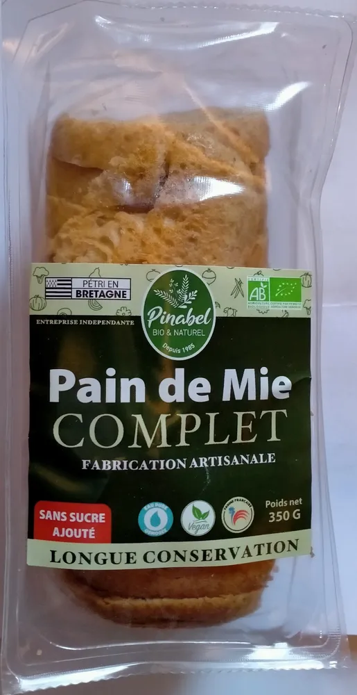 Pain de mie complet longue conservation