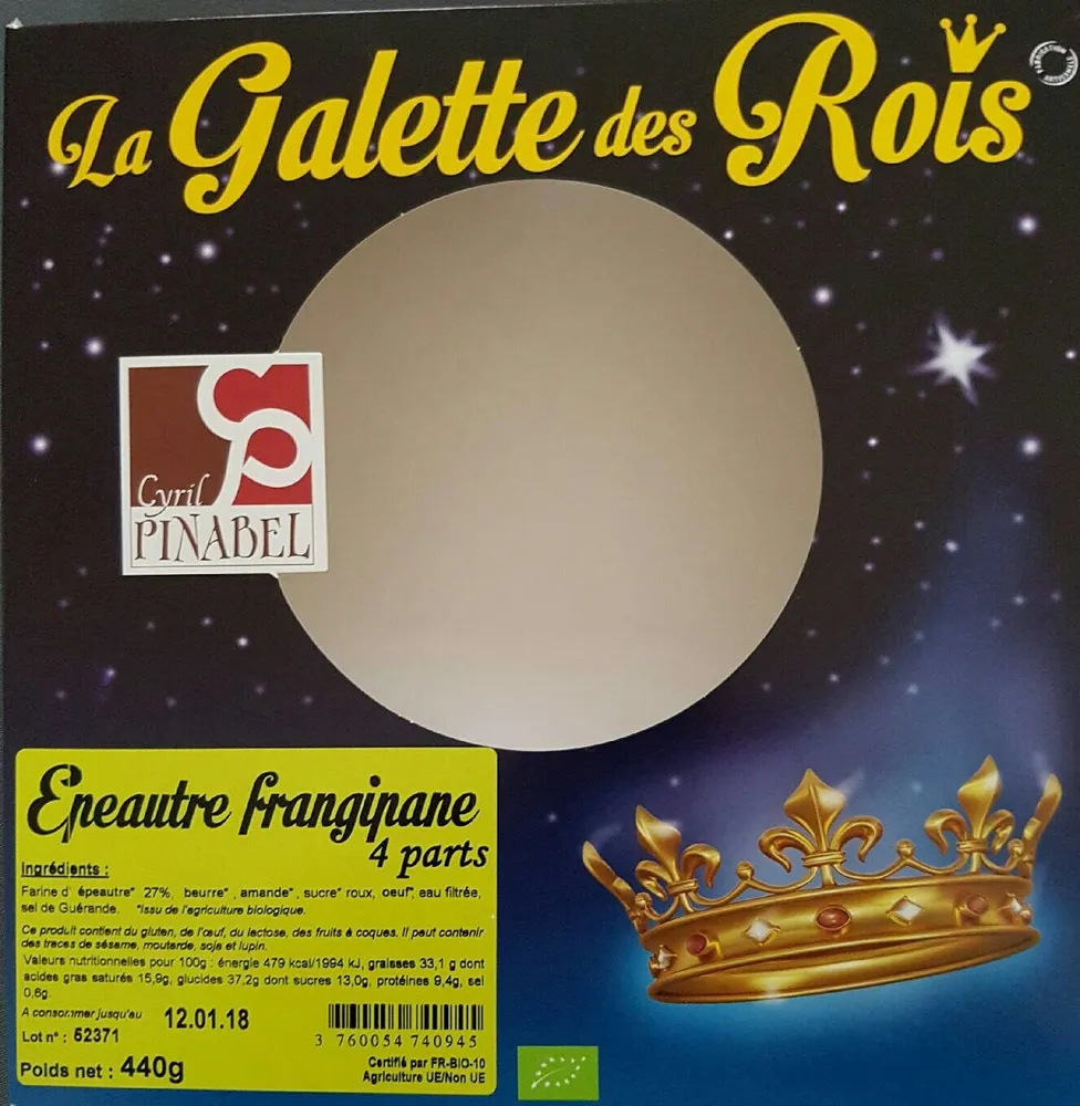 Galette des Rois Frangipane