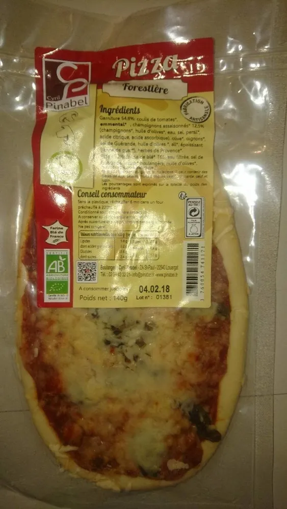 140G Pizza Forestiere
