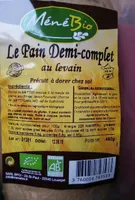 Pain demi-complet au levain