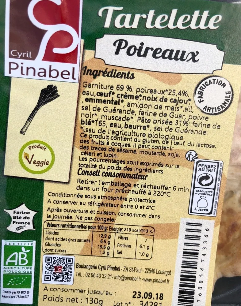 Tourtelle Poireaux