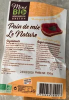 Pain de mie Le Nature
