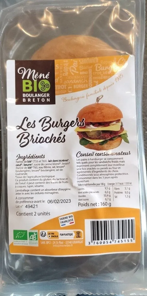 Burger brioché