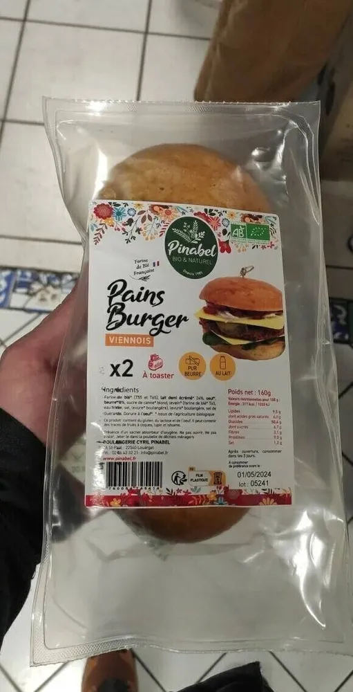 Pains burger viennois