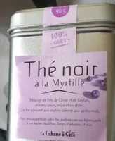 Thé noir à la myrtille