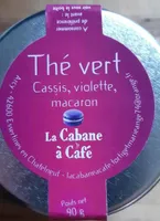 Thé vert cassis violette macaron