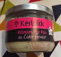 Rillettes pur porc au cidre fermier
