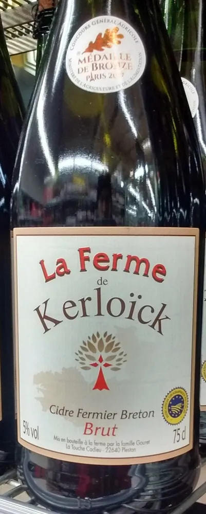 Cidre fermier Breton Brut (5%)