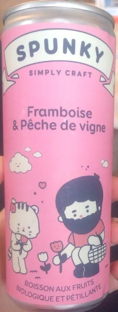 Framboise & pêche des vignes