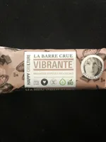 La barre crue  brawnie pépite de cacao