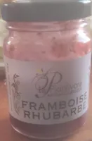 Confiture framboise rhubarbe
