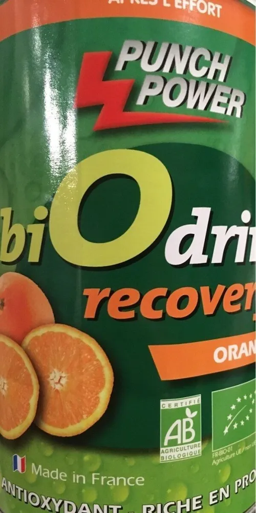 Bio Drink Recovery Goût Orange - 400 G - Punch Power